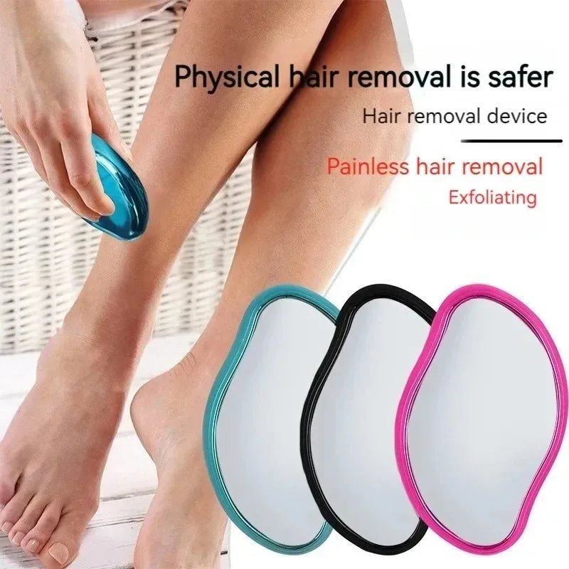 New Physical Nano Glass Epilator Exfoliator Senseless Hair Removal Tool Painless Hair Removal No Skin Damage Hair Sharpener Zpaxo