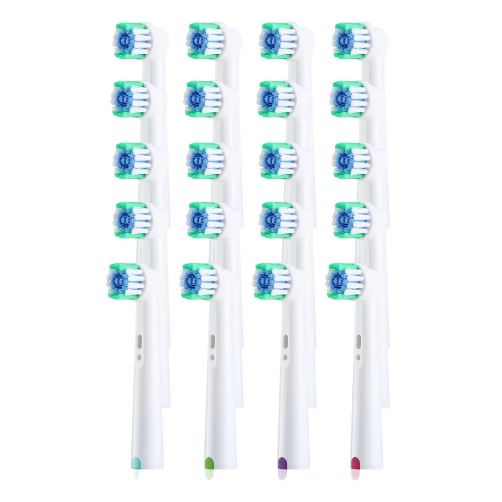 Wholesale 4/16/20/80pcs Set/lot Electric Toothbrush Head For Oral B Sensitive Replacement Brush Heads D25 D30 D32 D18 4739 3709 Zpaxo EB17Ultra 20pcs