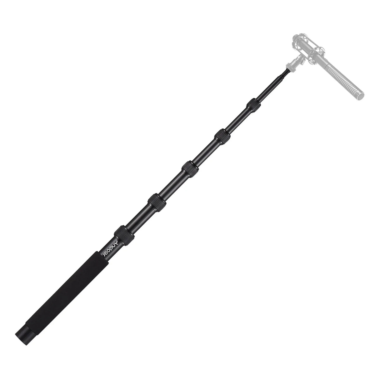 Andoer Handheld Microphone Boom Arm 4-Section Extendable Mic Aluminum Zpaxo Six-section