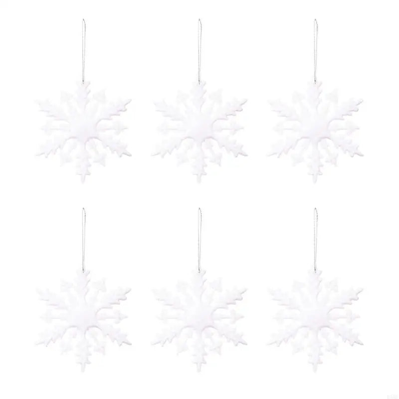 6 Dynamic Christmas Ornamentation Permanent PVC Suspended Decorations