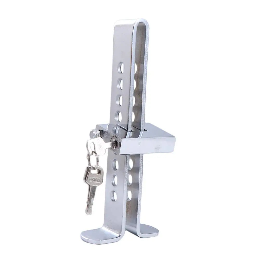 Stainless Steel Auto Car Brake Clutch Pedal Lock Security Anti-theft Zpaxo