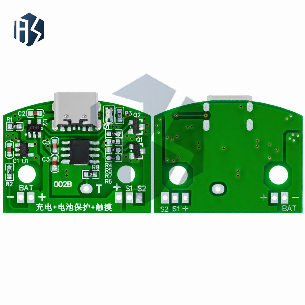 8W Type-c LED Table Lamp Control Module USB Charging 3-Gear Stepless Zpaxo