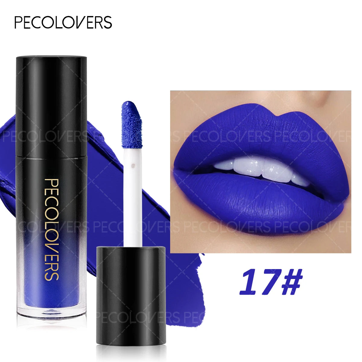 1PC Creamy Texture, Smooth, Green/blue/dark Red, Non-sticky, Gothic Lipstick/lip Gloss, Suitable for HalloweenChristmas Makeup. Zpaxo 17