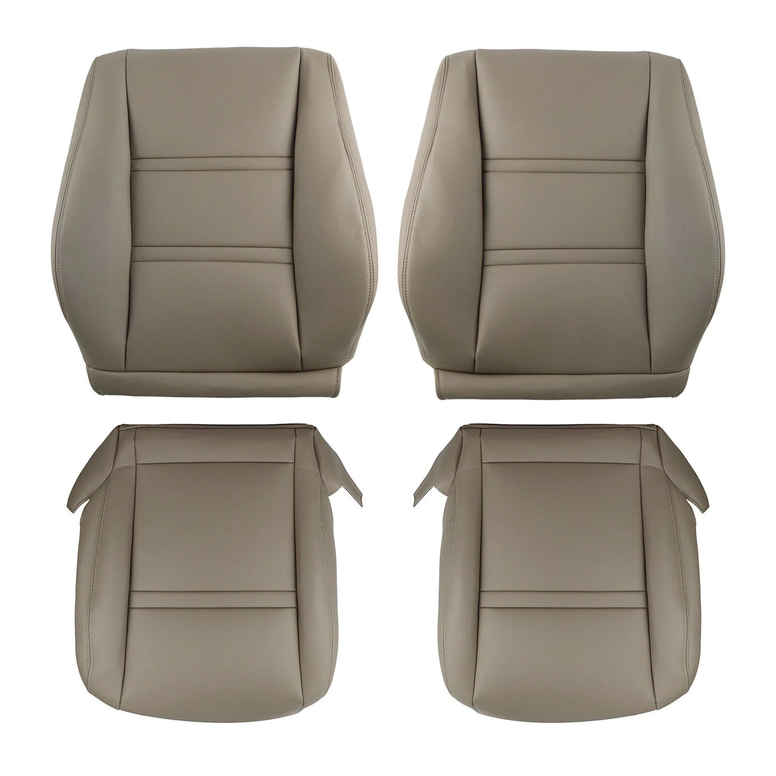Car Front Driver Passenger Bottom Seat Covers Replacement Parts