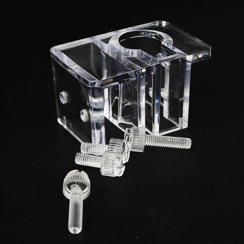 Acrylic Filter Water Clip Aquarium Pipes Inlet Outlet Fixation Strong