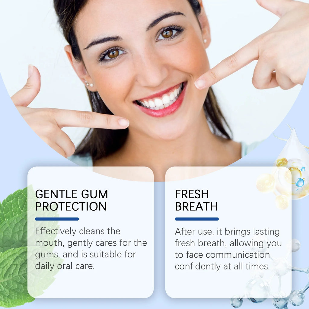 Fresh Breath Mouthwash - Herbal Gum-Care Mouthwash for Oral Care, Eliminating Bad Breath, Freshening the Mouth Zpaxo
