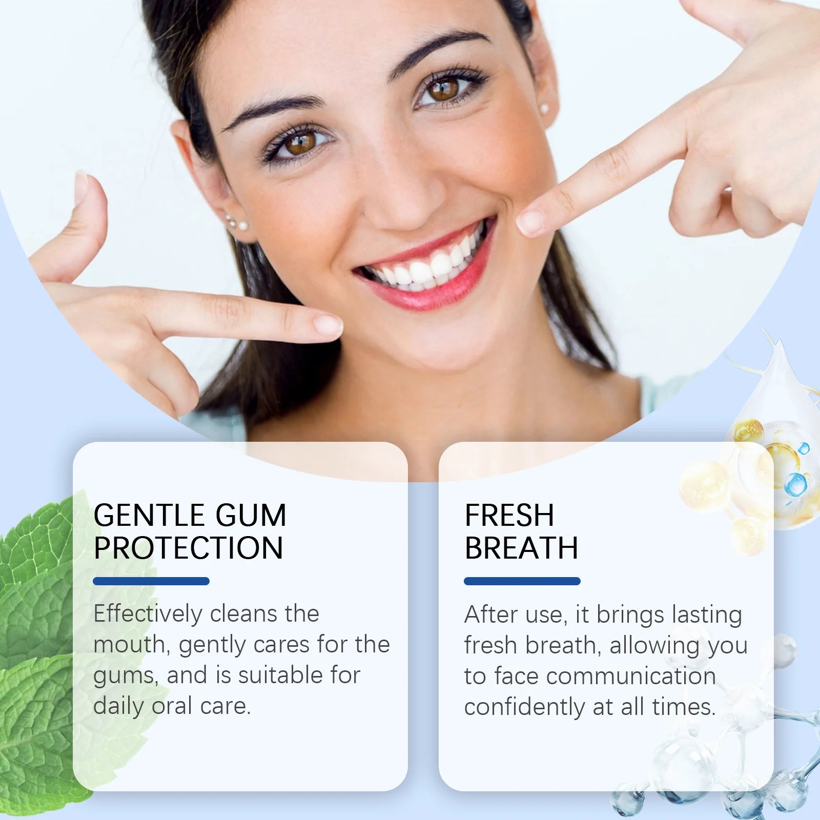 Fresh Breath Mouthwash - Herbal Gum-Care Mouthwash for Oral Care, Eliminating Bad Breath, Freshening the Mouth Zpaxo