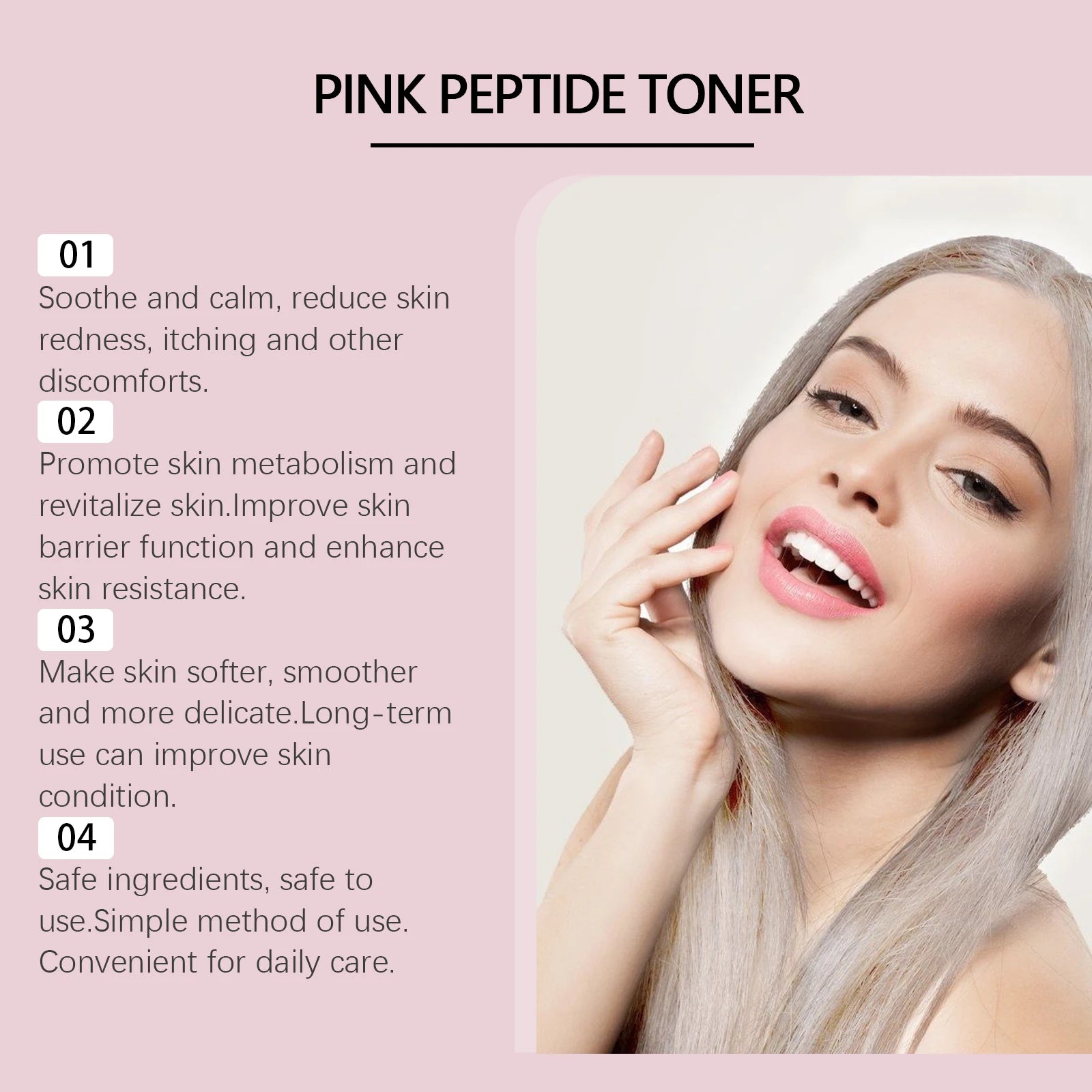 Hoygi Rose Peptide Toner – Hydrating, Brightening Facial Toner Facial Toner Zpaxo