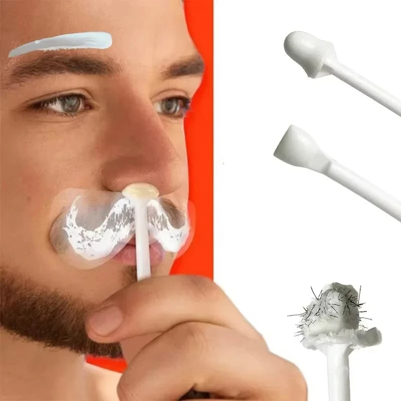 Nose Wax Applicator Sticks – Painless Hair Removal (10/100 Pack) Nose Wax Applicator Zpaxo