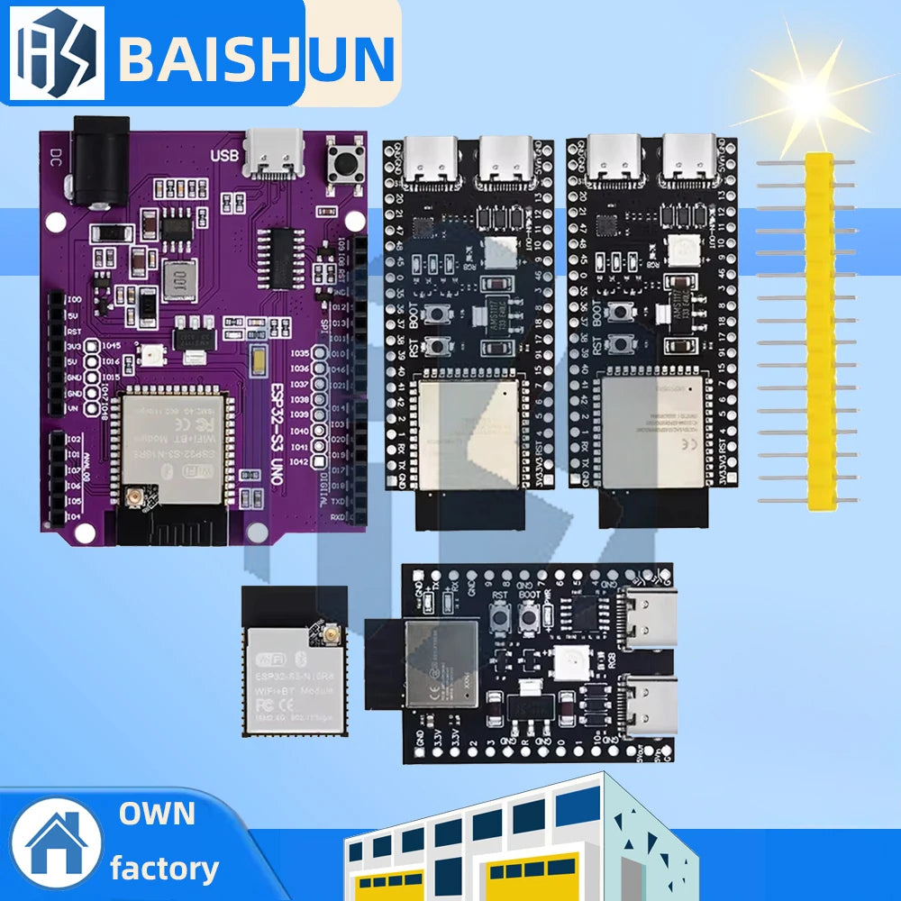 ESP32-S3-Dev-KitC-1 ESP32-S3-n16r8 n8r2 Uno Wifi Bluetooth-compatible Zpaxo