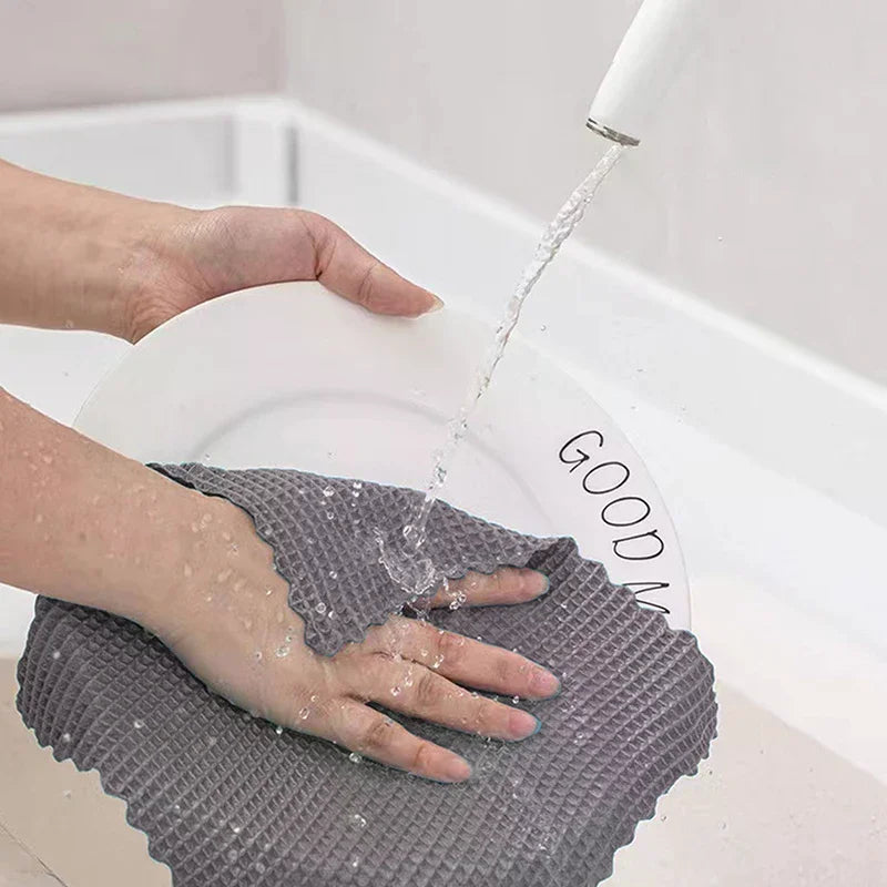 Thickened Reusable Microfiber Magic Rag Absorbent Dish Cloth Zpaxo