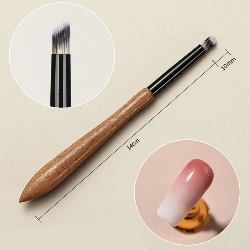 Soft Nylon Wood Handle Watercolor Nail Brush Art Liner Stripes Grid Zpaxo 01