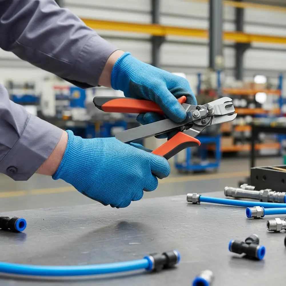 Pneumatic Disconnect Pliers – Push-to-Connect Fitting Removal Tool Pneumatic Disconnect Tool Zpaxo