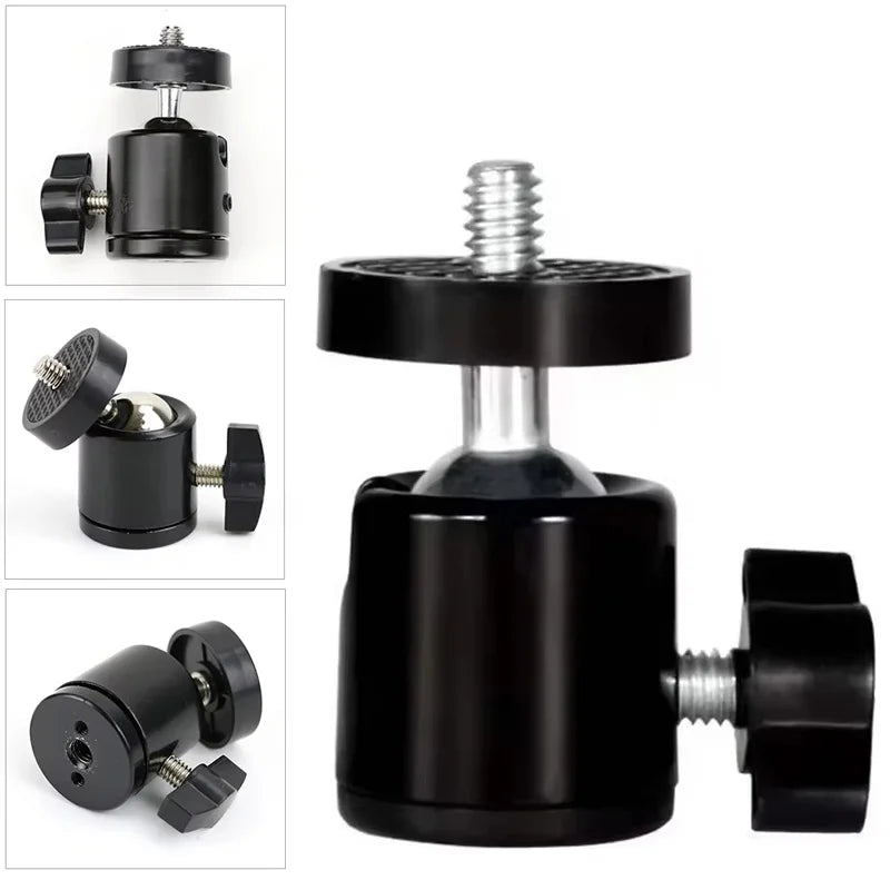 Universal 1 4 Swivel Mini Ball Head Tripod Mount Adapter Gopro 13