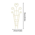 Metal Trellis Climbing Plants Outdoor Potted Support Vine Stake