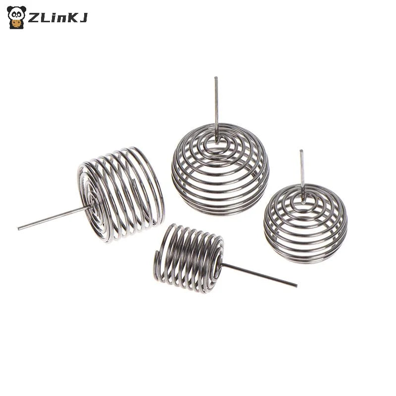 ▶10Pcs Stainless Steel Automatic Fertilizer Box Column Shape Slow Release Plant Fertilizer Baskets Resisting Rust Planting Box Zpaxo