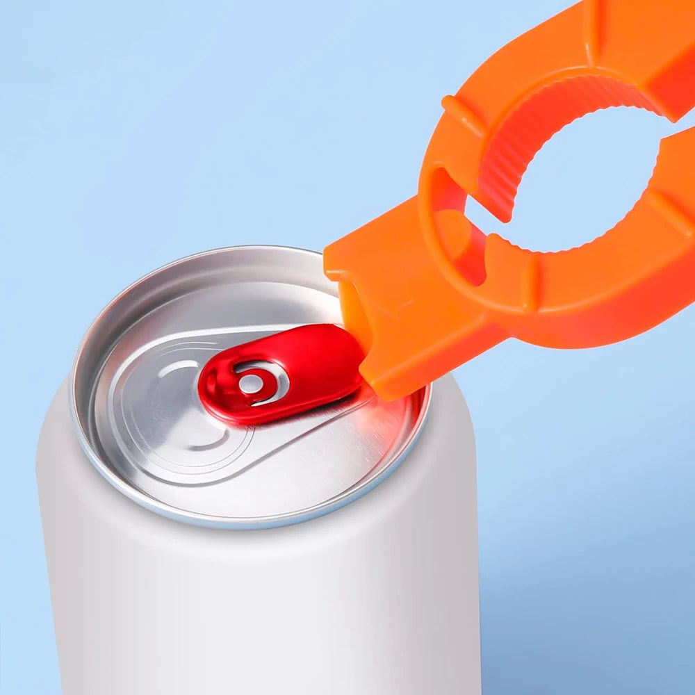 Multifunctional Bottle Opener Can Opener Plastic Adjustable Jar Lid Remover Openers for Seniors Elderly Kitchen Party Bar Tool Zpaxo