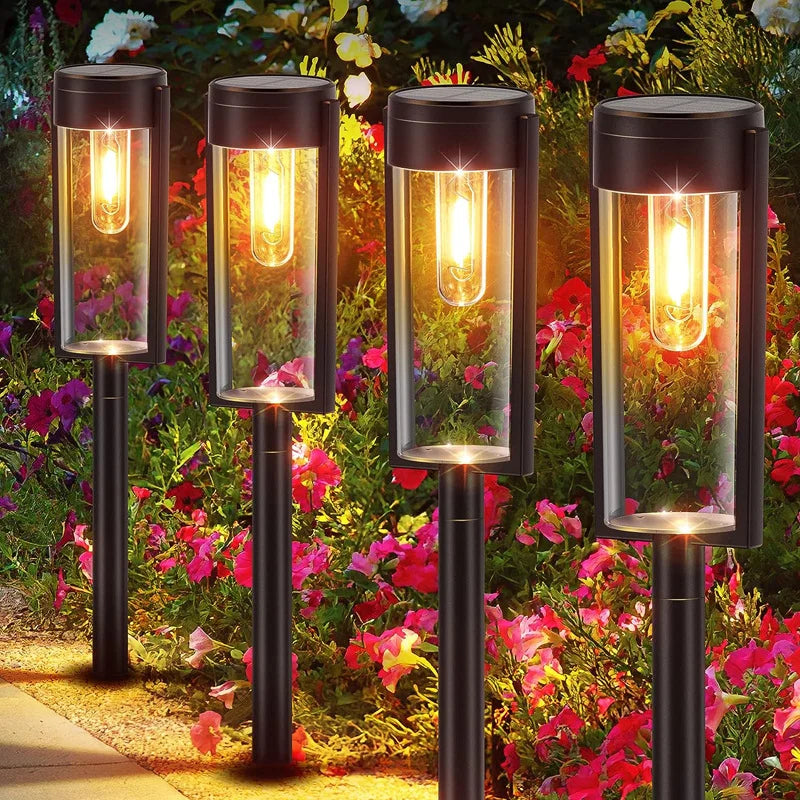 LED Solar Lawn Light – Rainproof Outdoor Garden Path Lamp