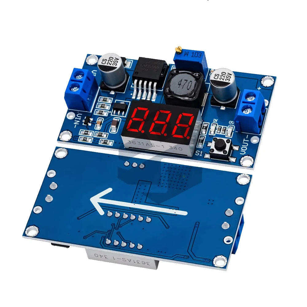 XL6009 DC-DC Step-up Module 4 5 32V Input 52V Adjustable Output LED Zpaxo