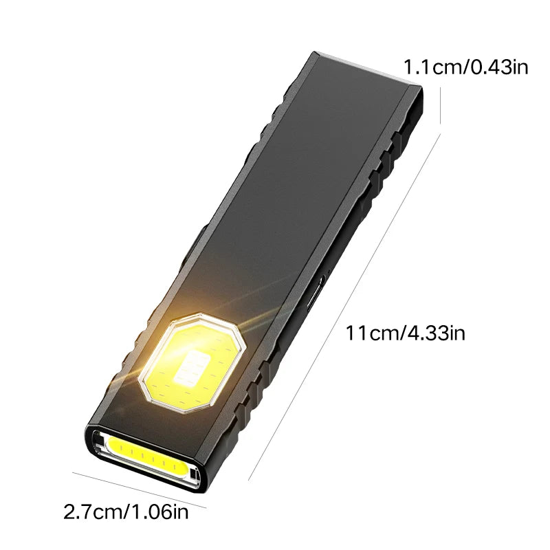 Mini Flashlight Compact Portable High-power Ultra-bright Student