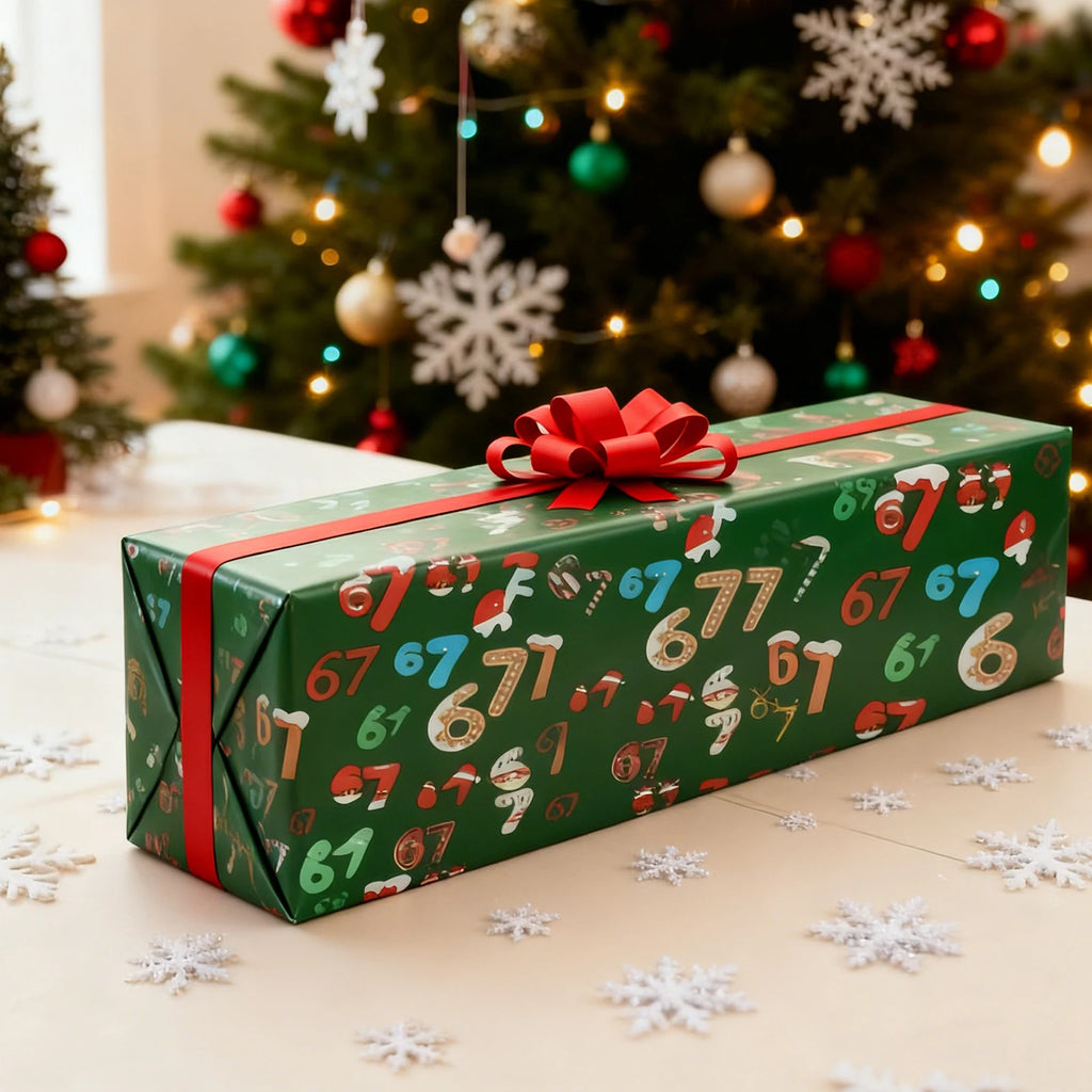 Christmas Wrapping Paper Roll 67 Patterns Gag Wrap Fun Wide Festive