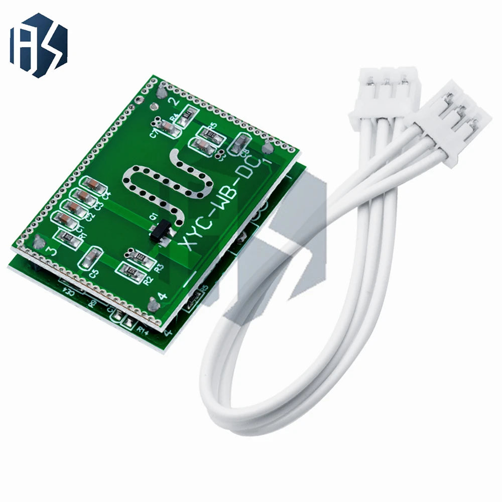 1PCS Strong Anti-jamming! 5.8GHZ Microwave Radar Sensor 6-9M Smart Trigger Switch Module 3.3-20V DC for Home Control Zpaxo