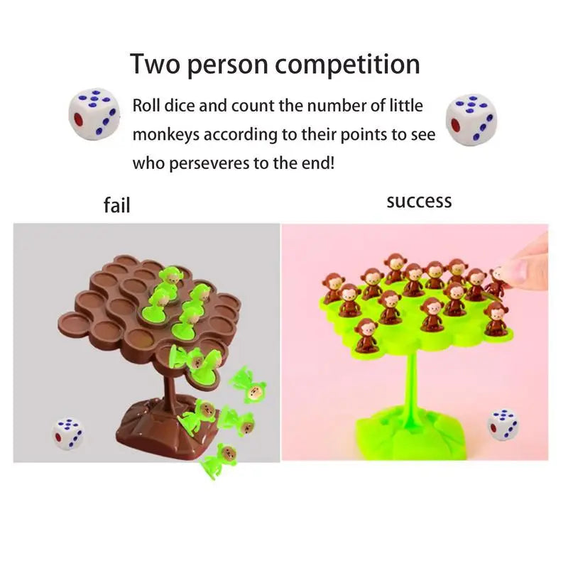 Balancing Monkey Toy Balance Tree Educational Monkey Balancing Board Exquisite Creative Balancing Tree Toy For Christmas Gifts Zpaxo