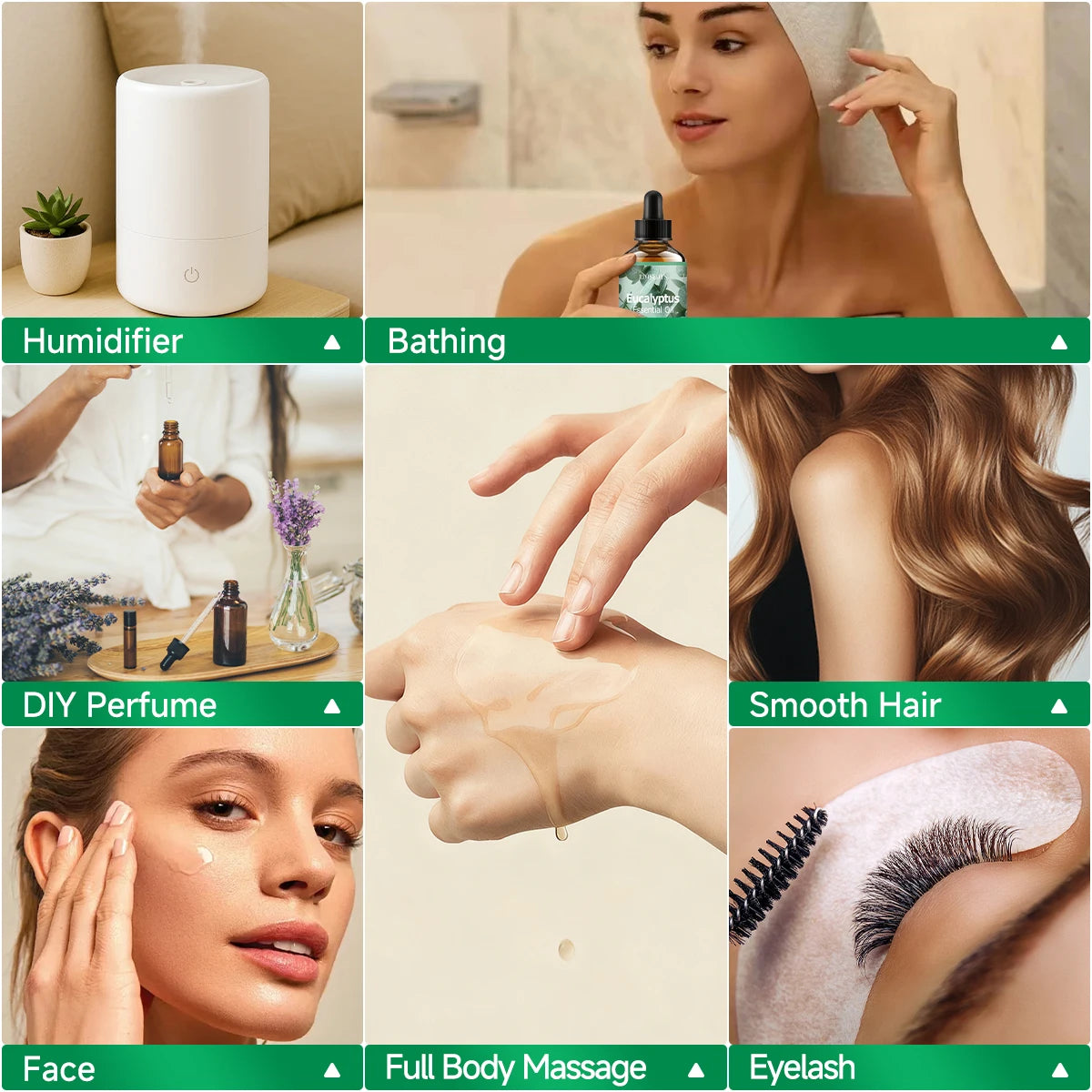 Eucalyptus Essential Oil Natural Fragrance Suitable Body Massage Zpaxo