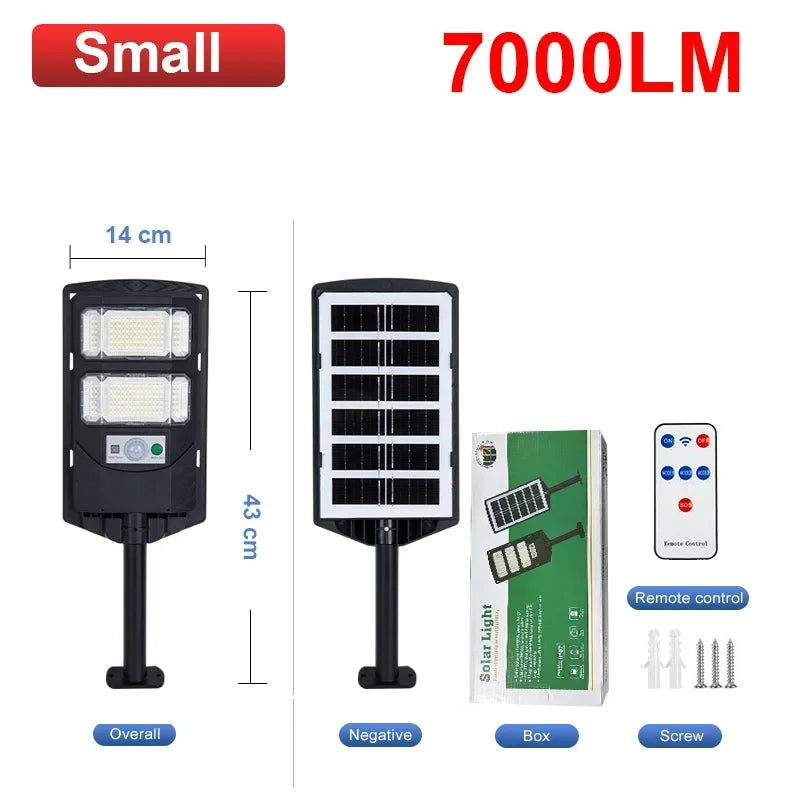 Outdoor Solar Powered LED Street Light with Motion Sensor Waterproof Garden Lighting Lamp Sun Charge Solar Spotlighting Zpaxo 96LED China Mainland
