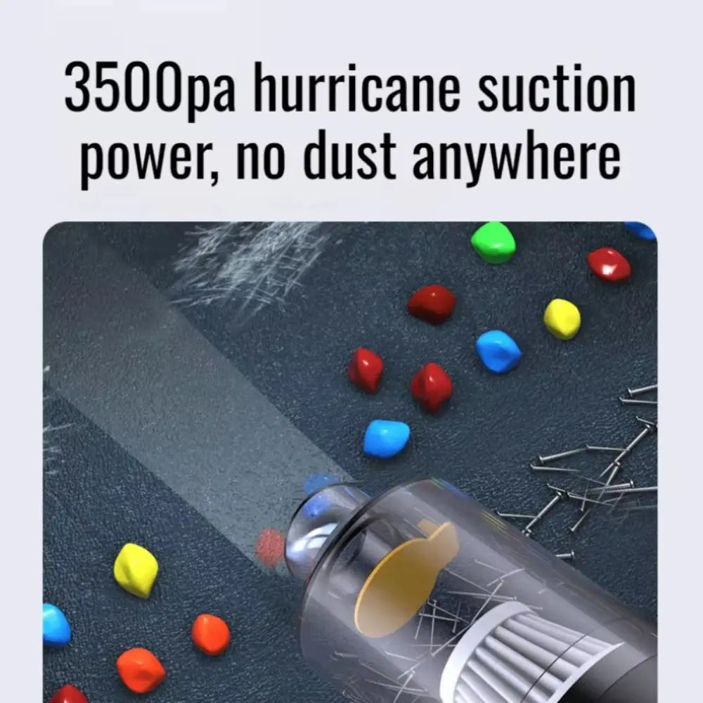 Powerful Suction Wireless Vacuum Cleaner Wet & Dry TYPE-C Fast Charge Mini Vacuum Cleaner Lightweight Durable Construction Zpaxo