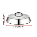 Griddle Basting Cover Dome Stainless Steel Cheese Melting Cap BBQ