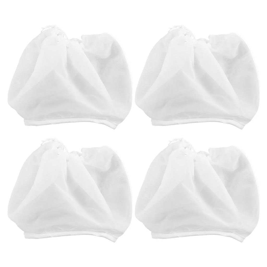4Pcs Reusable Honey Strainer Bag with Drawstring, Food Grade Nylon Mesh Filter for 5 Gallon Bucket, Ideal for Apiary Honey Zpaxo