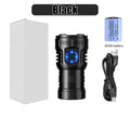 KDULIT 8-LED Tactical Flashlight 1000LM Type-C Rechargeable