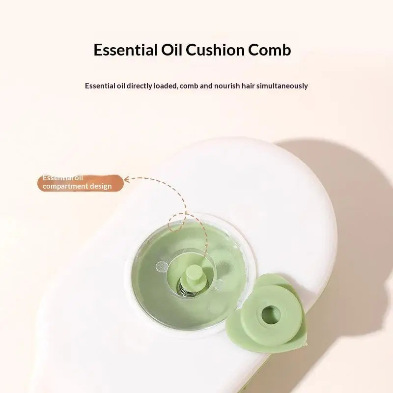 3-in-1 Scalp Massage Brush – Oil Applicator & Detangler