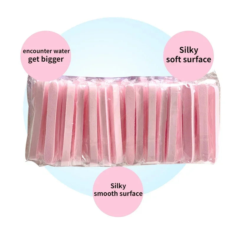 Compressed Face Wash Sponge Ultra-soft Reusable Travel-friendly Zpaxo