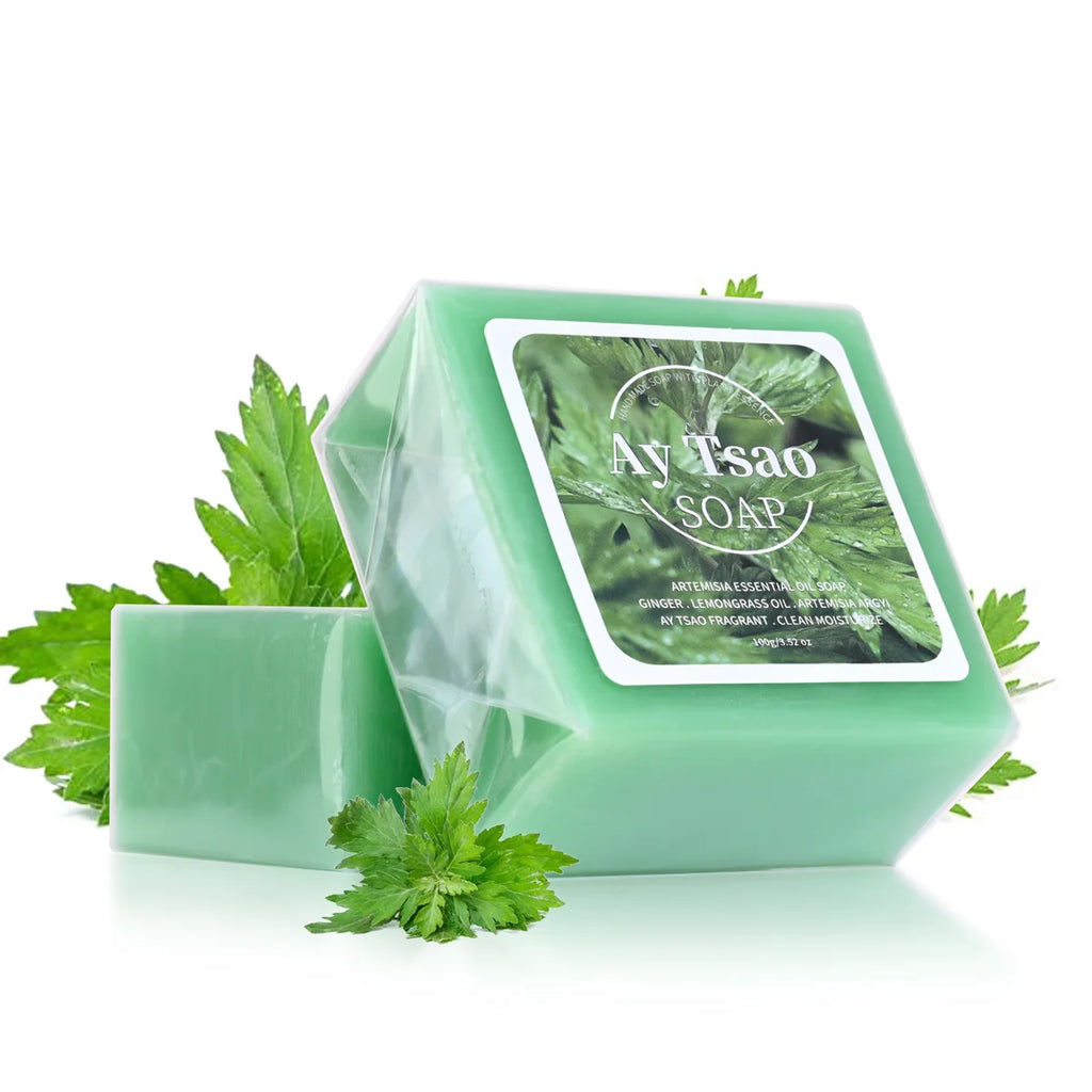 Artemisia Essential Oil Soap – Lemongrass & Ginger Bar Essential Oil Soap Bar Zpaxo 100g