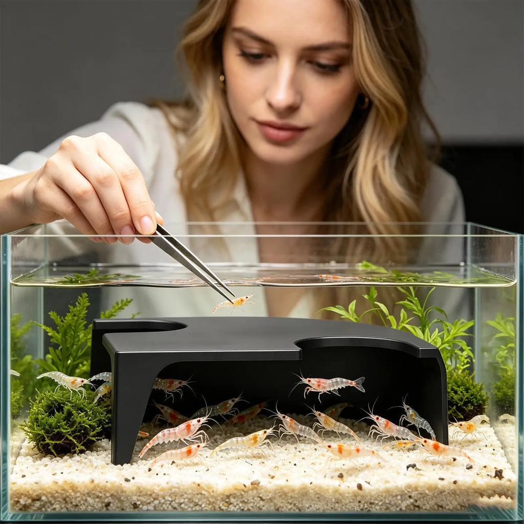 Shrimp Cave Small Corner Decorative Landscaping Habitat Ornament
