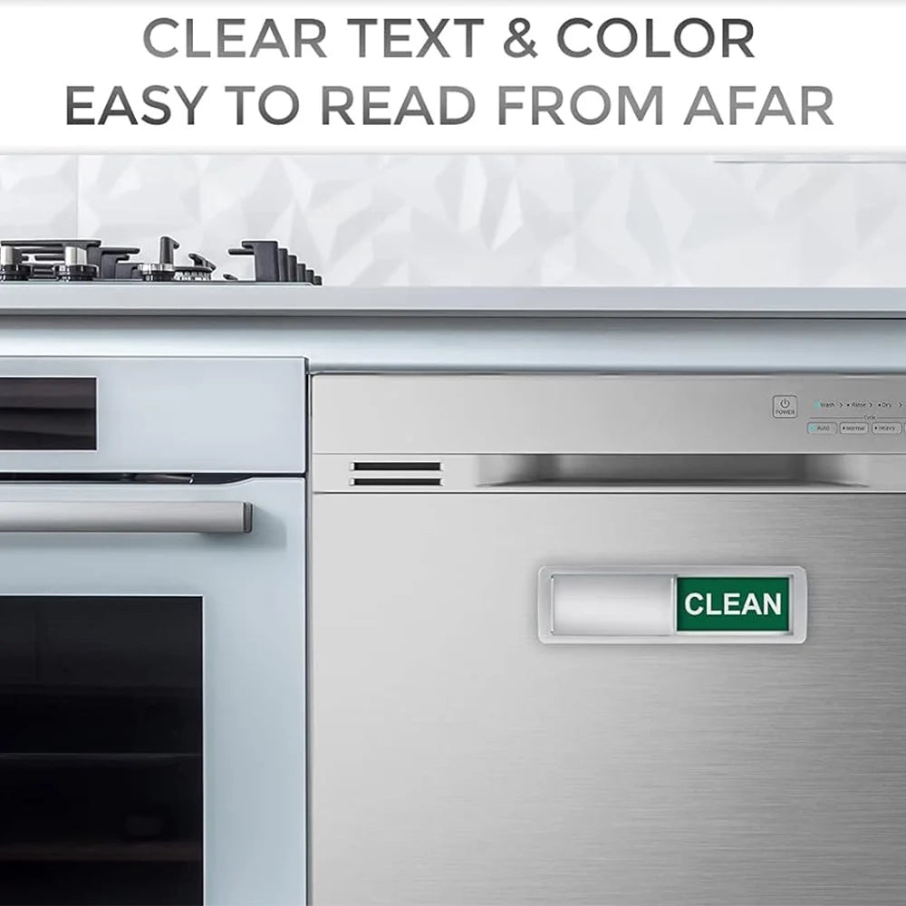 Dishwasher Magnet Clean Dirty Sign Strong Magnet for Kitchen Refrigerator Dishwasher Magnet Home Room Decoration Zpaxo