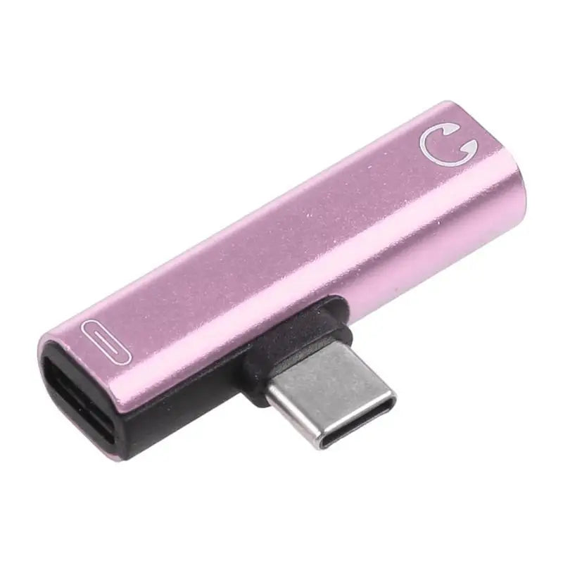 652F Type-C Adapter Type C to 3.5 Headphone Music Charging Two-in-One Adapter Cable Alloy Converter Zpaxo
