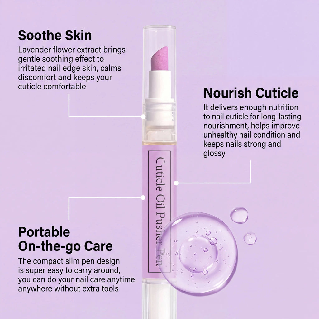 1/2/3/4/5/8/10 Pcs Oil Based Moisturizer Lavender Scented Cuticle Oil Pen Deep Hydration Lock Moisturizing Nail Care Tool 2ml Zpaxo