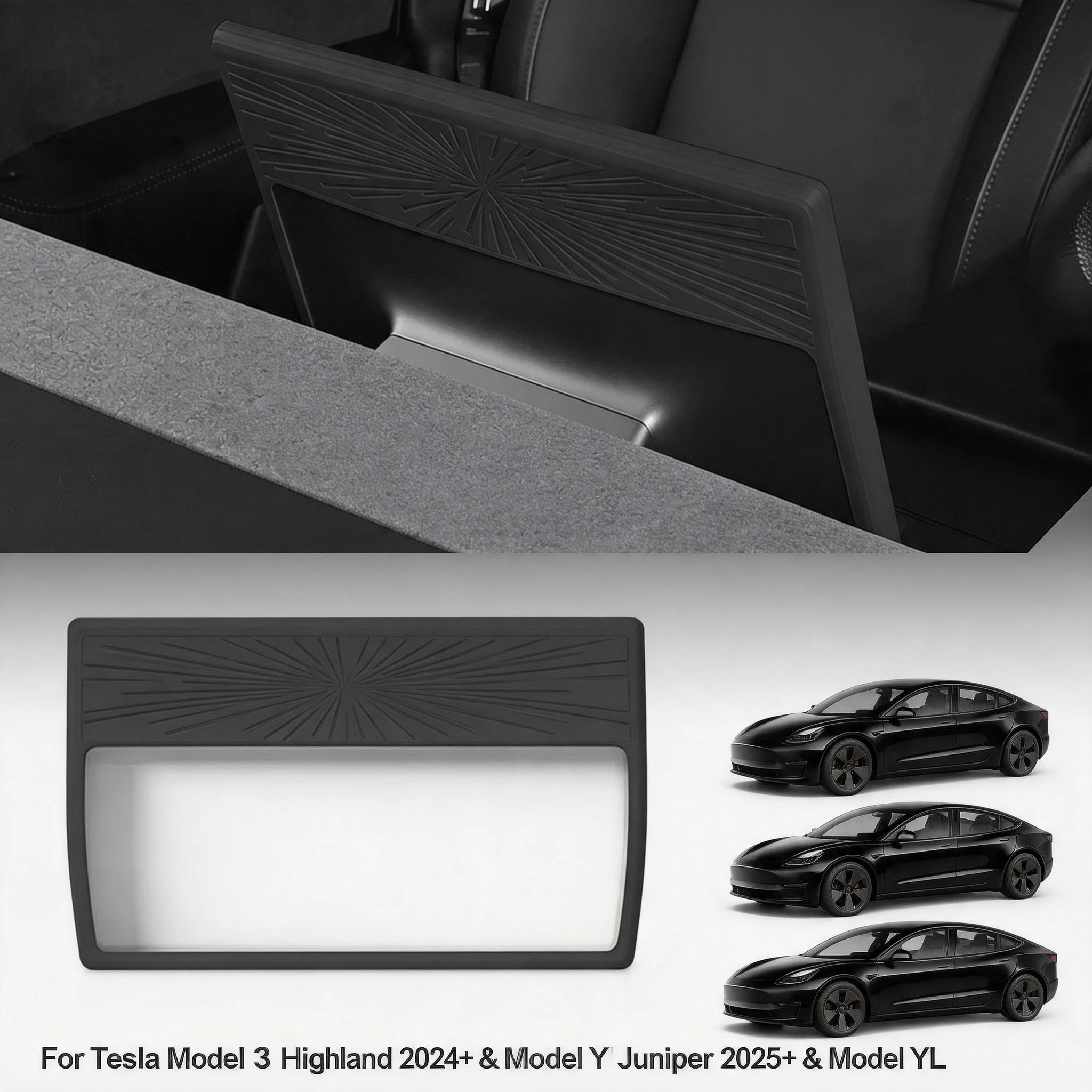 Tesla Model 3 Highland & Model Y Juniper Screen Frame Protector
