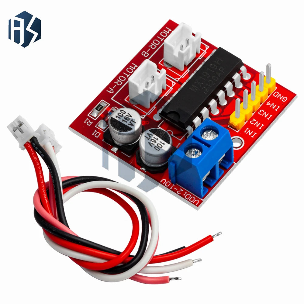 1PC MX1919 2.5A Dual H-Bridge DC Motor Driver Module Low Power Consumption for Arduino Smart Car Robot Zpaxo