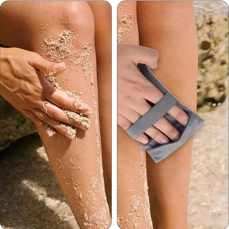 Sand Removal Beach Bags Powder Outdoor Gloves Brush