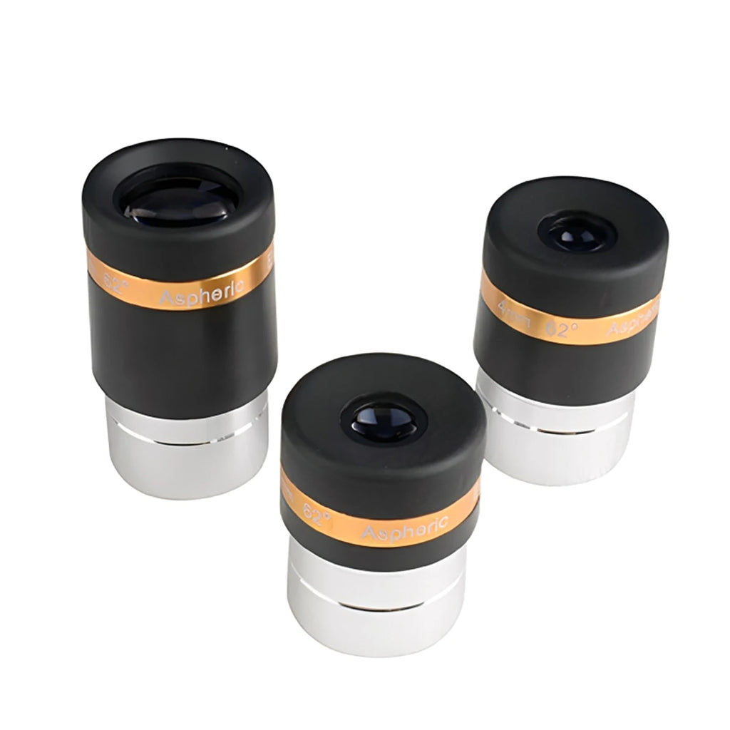 Eyepieces Telescope Lens HD Wide Angle 62 Aspheric Eyepiece 1 25-inch
