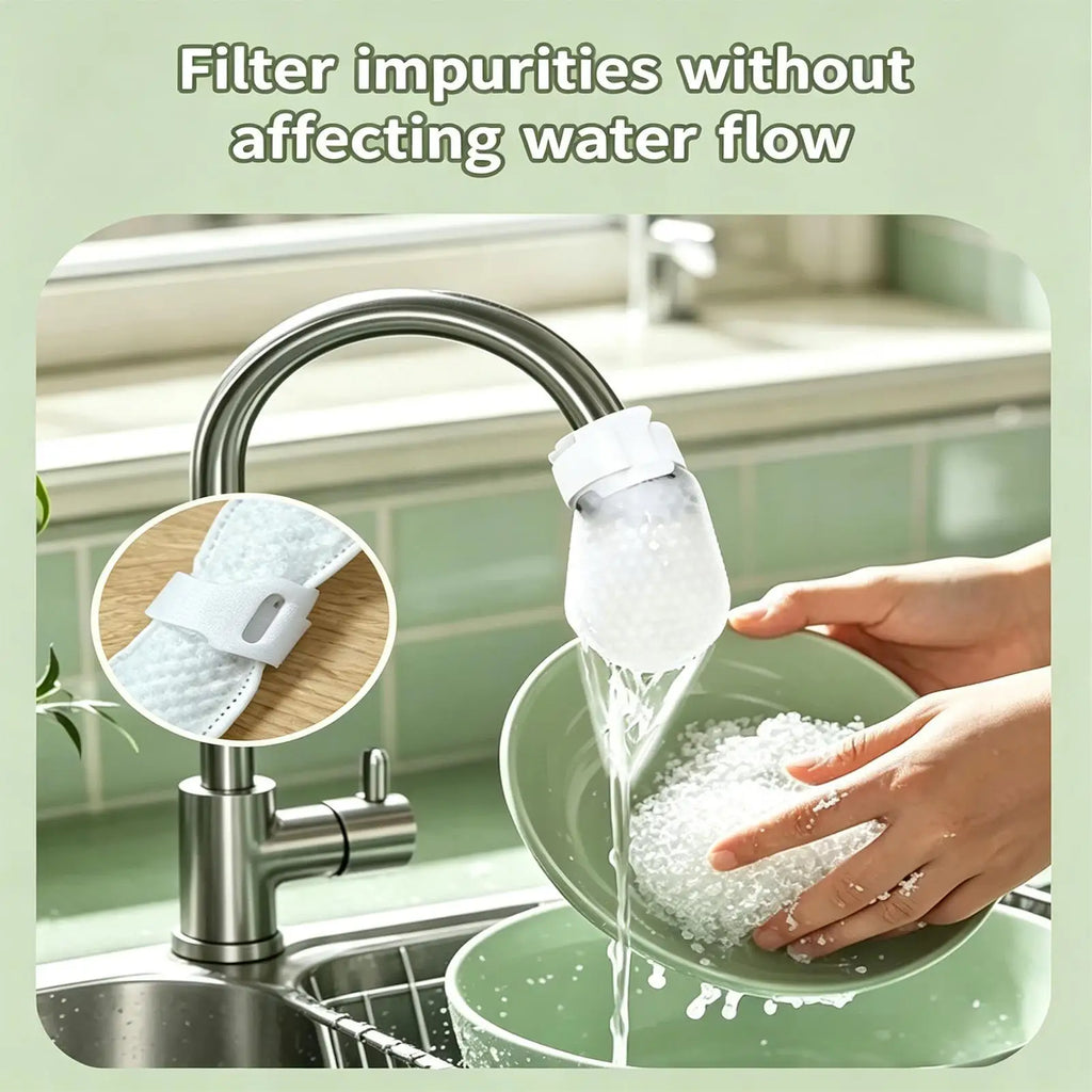 Faucet Filter Cotton Bag Splash Proof Universal Tap Water Purifier