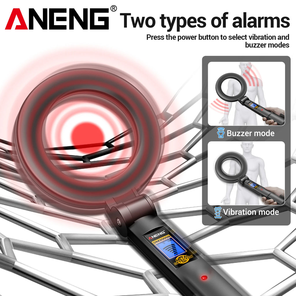 ANENG DM3005B 3-in-1 Handheld Blue Backlight Sound Vibration Dual