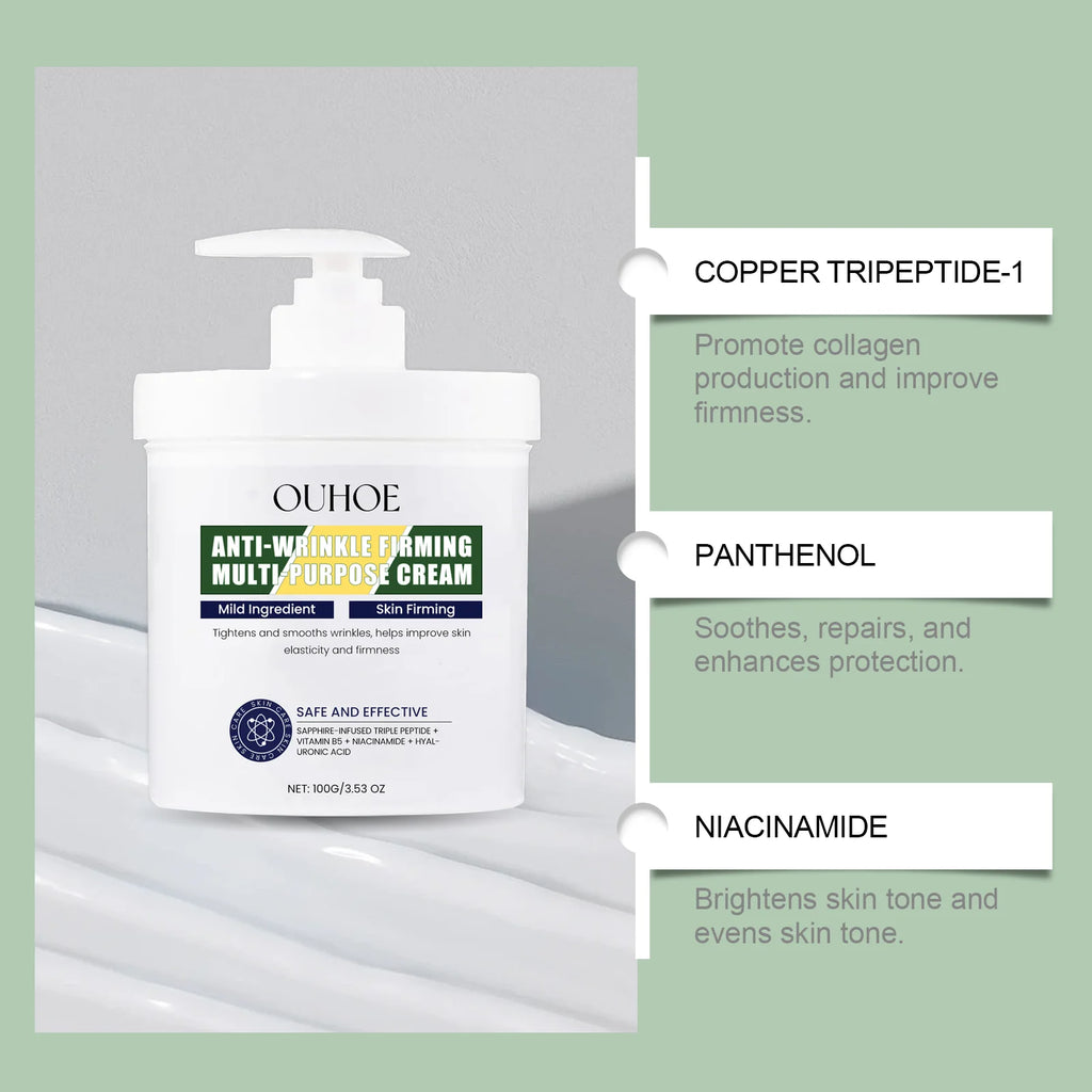 Soothing Lotion Lift Firming Reducing Fine Lines Tightening Deep Hydration Anti-Wrinkle Refreshing Moisturizer Face Body Cream Zpaxo