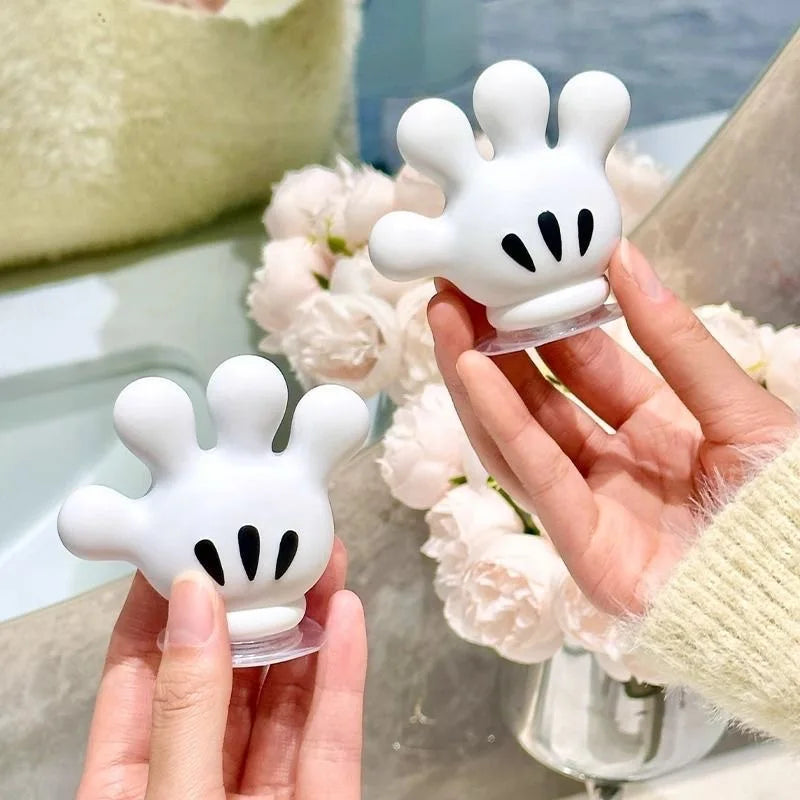Cute Cartoon Multi-Function Suction Cup Hook Toothbrush Holder Towel Hook Data Cable Winder Bathroom Traceless Organizer Zpaxo