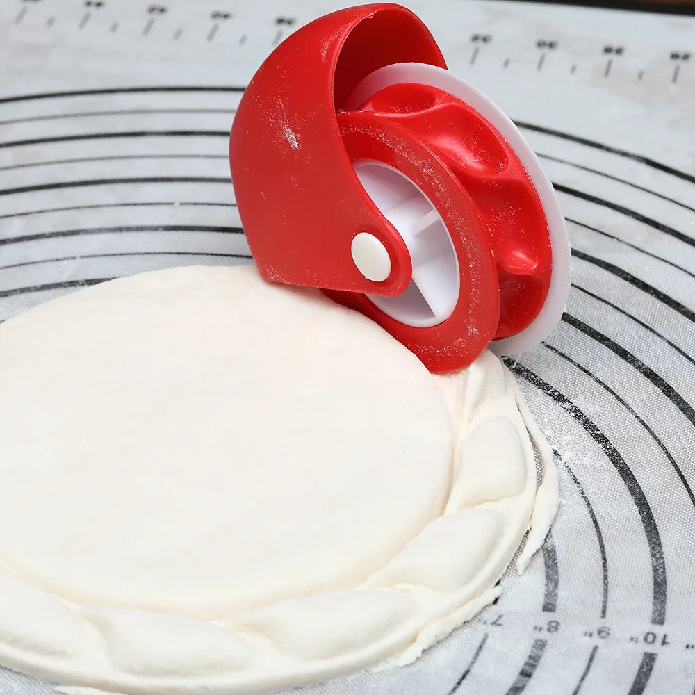 Pastry Cutting Wheel Pizza Pie Crust Pastry Cutter Wheel Decorator Rolled Pastry Pie Crimper Baking Tools Zpaxo