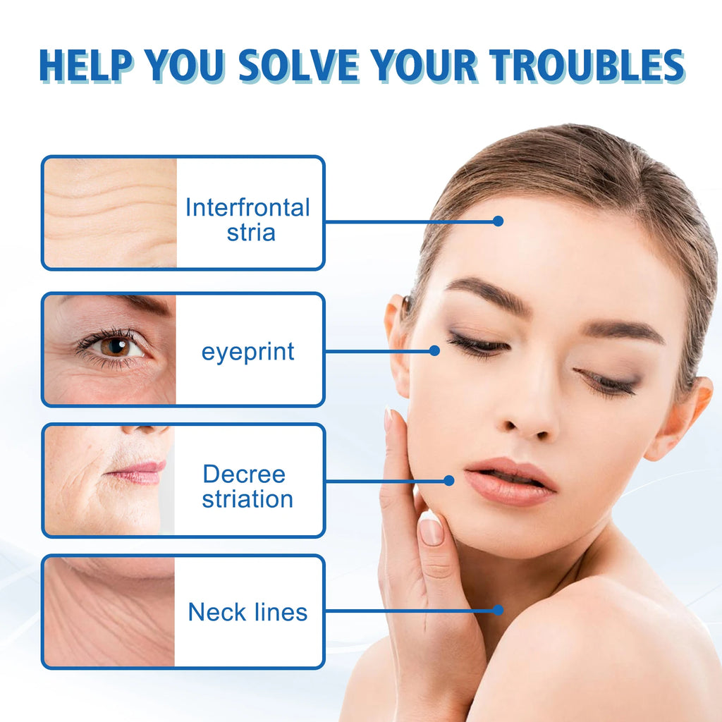 Blue Copper Peptide Firming Essence Skin Tightening Rejuvenating Hydrating Firming Face Serum Improves Texture Fast Absorbing Zpaxo